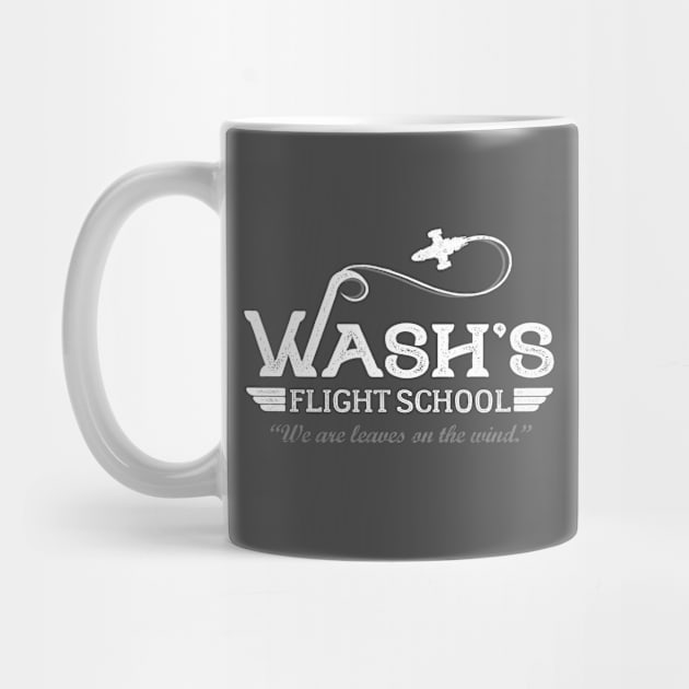 Wash's Flight School by NinthStreetShirts